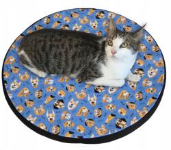 Bertoni Kutya-macska matrac kerek Arco Design Ring Blue Dogs átm. 55cm (LG38)