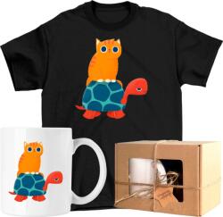 Bögre szett Póló gyerek teknős színes 3 Kész Ajándék 116 (AP45.250.116)