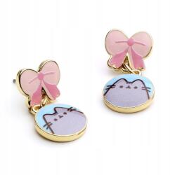 Pusheen fülbevalók masnival