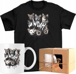  Bögre szett Póló cica vicces 2 Kész Ajándék 152 (AP29.0107.152)