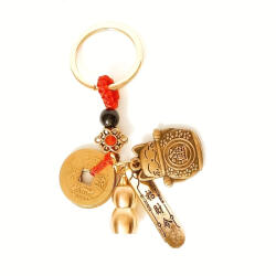 Kincsecske Kollekció Gazdagság és szerencse kulcstartó