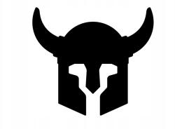  Autós matrica viking sisak 6t 15cm x 13cm