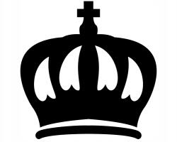  Autós matrica korona király 14cm x 15cm