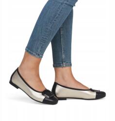 Remonte Bézs Gyöngyös Balerinacipő Bőr Csattal 39-ES (REM012-01-SK-G1/2)