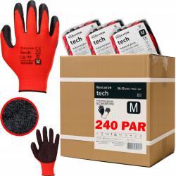Mercator Medical Red+Black Munka Kesztyű Mandzsettával Mercator Tech Latex M-es Méret 240 Pár (Rękawice Robocze Red+Black Ściągacz Mercator)