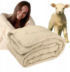  Téli Paplan, 155×200cm, gyapjú, lengyel gyártás (Kołdra wełniana 155x200 wełna owcza zimowa)