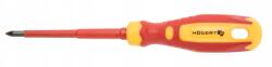 Högert Technik Szigetelt kereszthornyos csavarhúzó PZ1x100mm acél Hogert (HT1S968)