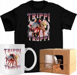  Bögre szett Póló trippi troppi brainrot macska 6 Kész Ajándék 116 (AP44.87.116)