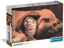 Clementoni Állatos Cuddles 500 db-os Compact puzzle Clementoni (CL35583)