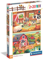 Clementoni Farm Family 2x20 db-os puzzle Clementoni (CL24818)