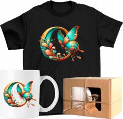  Bögre szett Póló Betű Pillangó Névre szóló Színes 11 Kész Ajándék 140 (AP17.020.140)