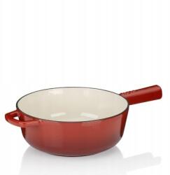 Kela Sajt fondü serpenyő Calido öntöttvas piros 33, 5x6, 5 cm 20, 0 cm 1, 8l (KL-16622)
