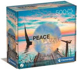 Clementoni Móló Peaceful 500 db-os Peace puzzle Clementoni (CL35121)