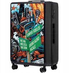 Wings XXL bőrönd Abs tágas utazópoggyász 4 keréken nagy Wings (CS-BNT01-L-BLACK-T5)