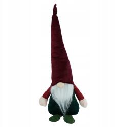 Luk Divatos velúr manó 47 cm karácsonyi figura ajándékba (ZH-19927-2 HAT RED)