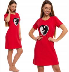 Moraj Kényelmes pamut hálóing macska motívummal 2500-005 S (PDK2500-005)