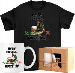  Bögre szett Póló Halak Csengetnek Horgász Bs Kész Ajándék 104 (AP46.77.104)