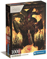 Clementoni Sárkányok Háza Throne 1000 db-os puzzle Clementoni (CL39904)