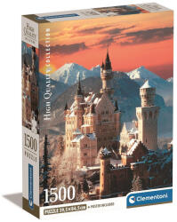 Clementoni Németország Neuschwantein 1500 db-os Compact puzzle Clementoni (CL31716)