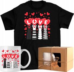  Póló szett Cica bögre cica vicces cica kedves 9 Kész Ajándék