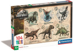 Clementoni Jurassic World Guide 104 db-os puzzle Clementoni (CL27179)