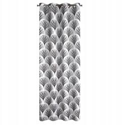 Eurofirany Karin készfüggöny 140x250 Eurofirany fehér/fekete (392695)
