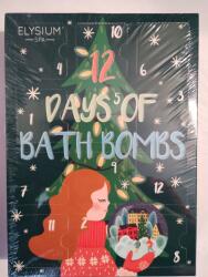 Elysium Adventi naptár fürdőgolyókkal, Manufaktura Piękna, Nagy ajándék Elysium (ELY1129A)