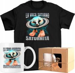  Bögre szett Póló La Vaca Saturno brainrot tehén Kész Ajándék 152 (AP44.58.152)