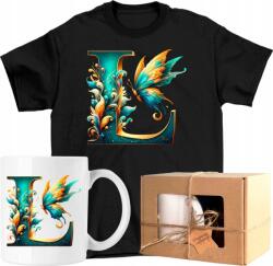  Bögre szett Póló Betű Pillangó Névre szóló Színes 14 Kész Ajándék 104 (AP17.023.104)