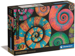 Clementoni Színes Curly Tails 500 db-os Compact puzzle Clementoni (CL35529)