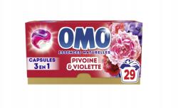 OMO 3 az 1-ben mosókapszulák, pünkösdi rózsa és ibolya illattal, 29 db