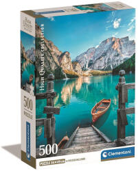 Clementoni Olaszország Braies Lake 500 db-os Compact puzzle Clementoni (CL35538)