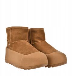  Eredeti Bézs Téli Női Hótaposó Bakancs Bőr Bélelt Bakancs 38-AS (BIG274212-1-SK-G)