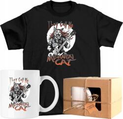  Bögre szett Póló cica fém black heavy 4 Kész Ajándék 152 (AP29.0094.152)