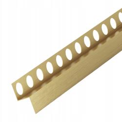 EVISO Fali Léctő Fal Mellett Bal Oldali Arany Színű Szálcsiszolt 120 CM (LSGB-0004)