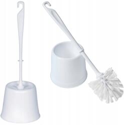 Rodeno Fehér Álló Wc Kefetartó Garnitúra, Minőségi Wc Kefe (ROD2731)