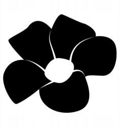  Autós matrica virágpor