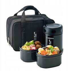 Zojirushi Ételtermosz Zojirushi SW-EZE35-BA fekete, könnyű, nagy űrtartalmú (SW-EZE35-BA)