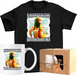  Bögre szett Póló Chimpanzi Bananini majom 1 Kész Ajándék 104 (AP44.40.104)