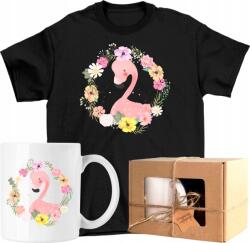  Bögre szett Póló Flamingó Virágok 2 Kész Ajándék 104 (AP45.25.104)