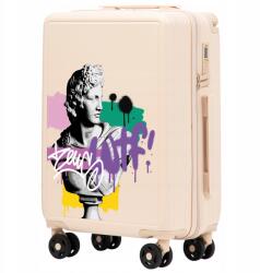 Wings Utazó bőrönd ABS-szel 4 keréken Kemény kézipoggyász Wings (CS-BNT01-S-WHITE-T1)