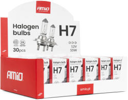 AMiO H7 halogén izzó 12V 55W Uv szűrővel