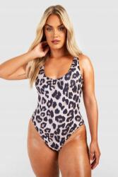Boohoo CC41310 Boohoo Állatmintás Pöttyös Fürdőruha (23) 4XL