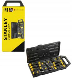 STANLEY 10 Db-os Cushiongrip Csavarhúzó Készlet 2-65-005 (650052)