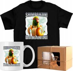  Bögre szett Póló Chimpanzi Bananini brainrot 1 Kész Ajándék 128 (AP44.40.128)