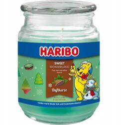 HARIBO Ünnepi illatgyertya, csokoládés praliné illatú, Sweet Wonderland Haribo (4262399020564)