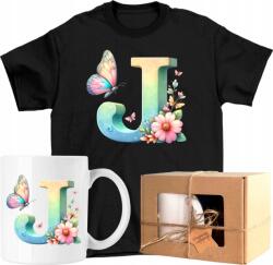  Bögre szett Póló pillangó betű ábécé J Kész Ajándék 152 (AP26.478.152)