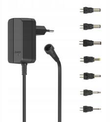 Hama univerzális hálózati tápegység 12 V/600 mA, állítható, 7 csatlakozós (00223612)