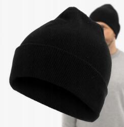 Polar Fashion Kihajtható Férfi Téli Sapka Beanie W246A Fekete Sima Polar Fashion (Polar Fashi W246A)