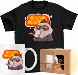  Bögre szett Póló Mosómedve Vicces Mém 1 Kész Ajándék 104 (AP45.191.104)